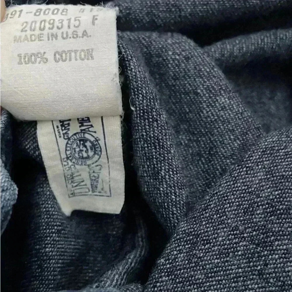 Vintage Oshkosh Overalls Footed Jean Denim Baby Size 3-6 Months USA Made - Picture 5 of 6